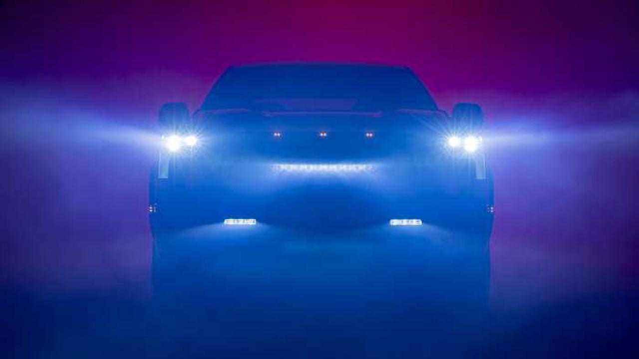 The 2022 Toyota Tundra TRD Pro features marker lights reminiscent of a Ford F150 Raptor | Toyota