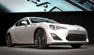 The Scion FR-S fastback coupe sports car premiere at the 2012 North American International Auto Show