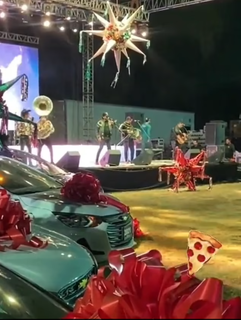 The Sons of El Chapo throw massive Christmas celebration for small town with free cars and toys