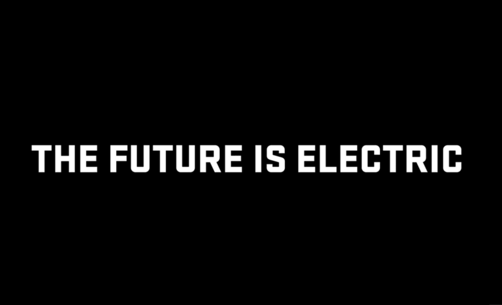 The Future Is Electric heading in Shock and Awe sneak peek video of 2023 GMC Sierra EV pickup truck