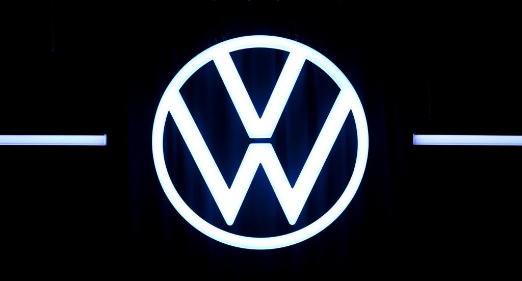 The Volkswagen (VW) logo, Touareg diesels are being sold for ridiculous prices