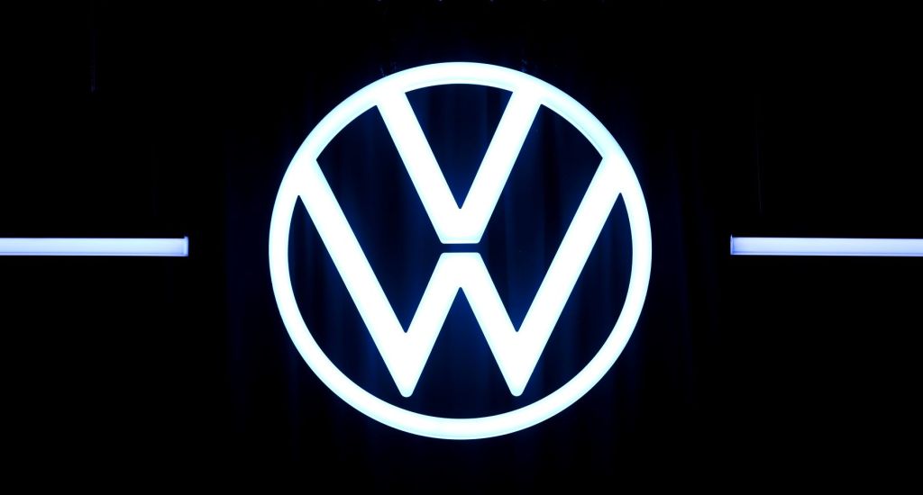 The Volkswagen (VW) logo, Touareg diesels are being sold for ridiculous prices
