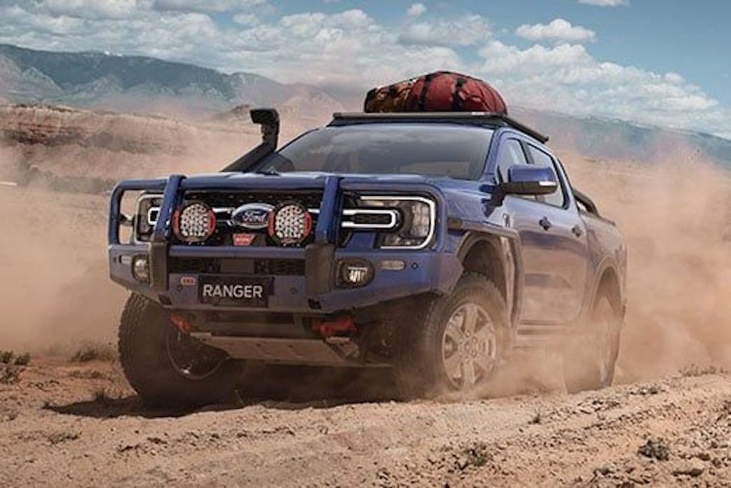 Australian spec 2023 Ford Ranger off-road getting he same accessories list as the Ford Bronco