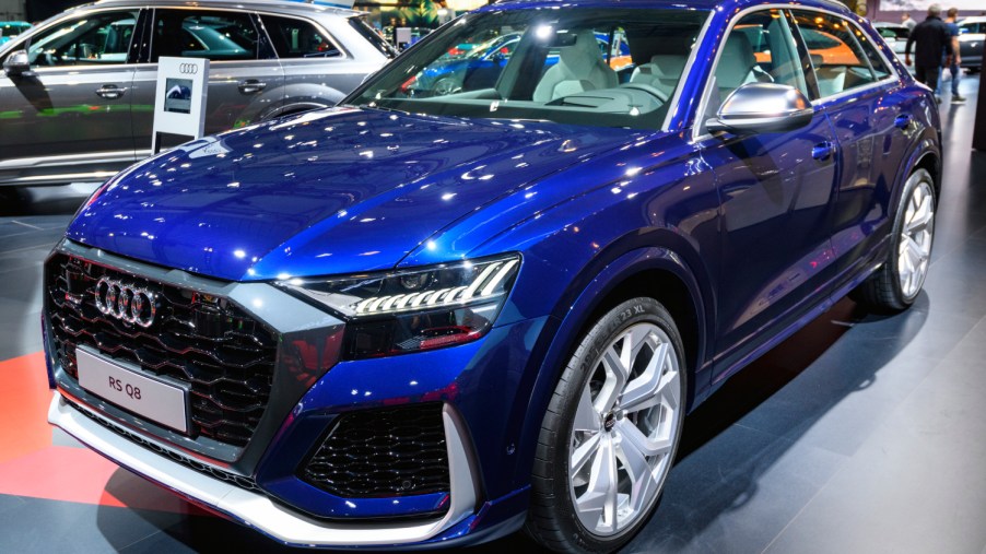 A child damaged an Audi Q8 like this one while bored at a dealership