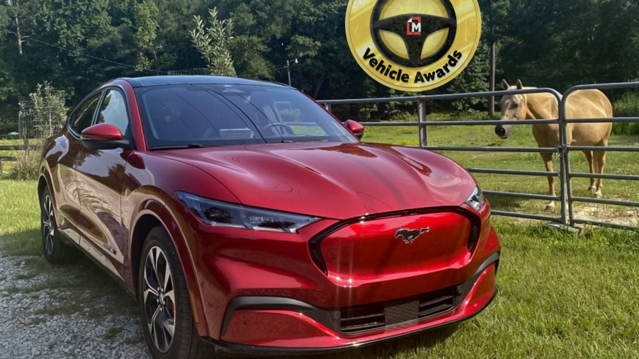 The Ford Mustang Mach-E MotorBiscuit's best electric vehicle of 2021