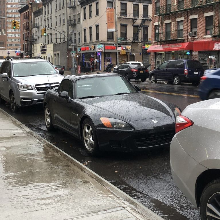 Brian Silvestro's 300,000-mile Honda S2000 parked on a street. | Brian Silvestro, Road and Track