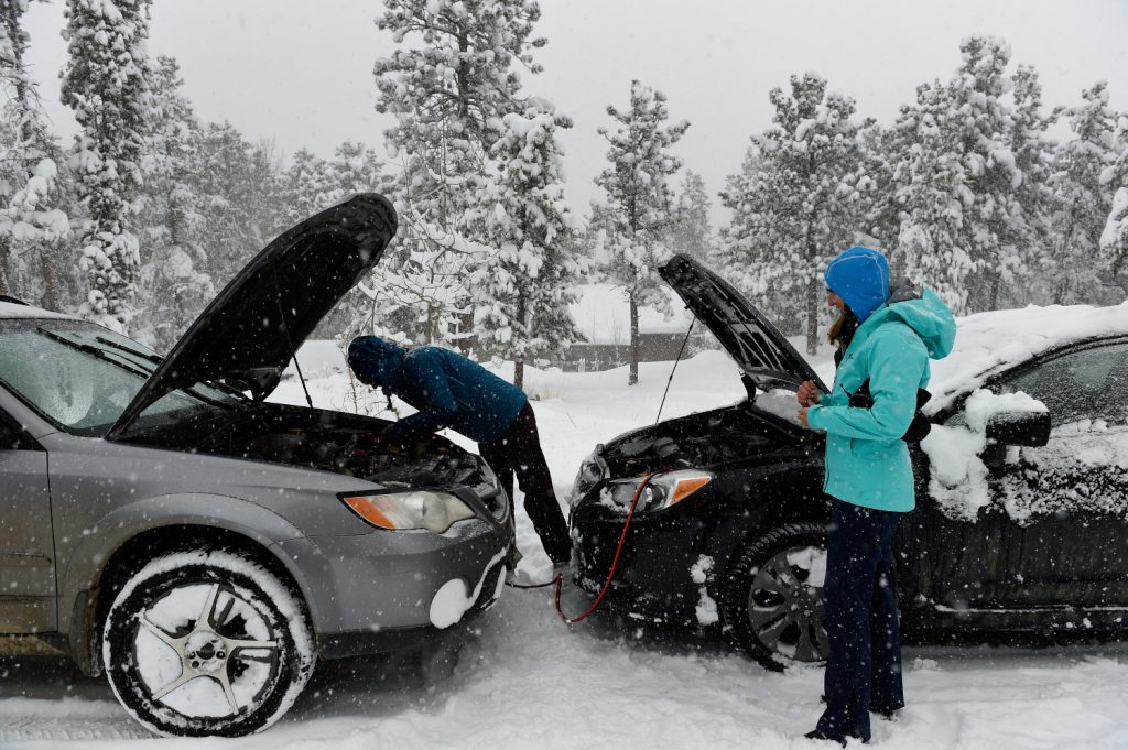 Jumper cables are a must have item in your Car's winter survival kit