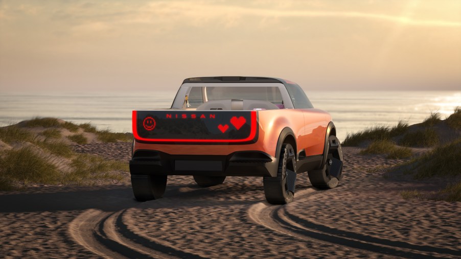 The Nissan Surf-Out truck electric vehicle
