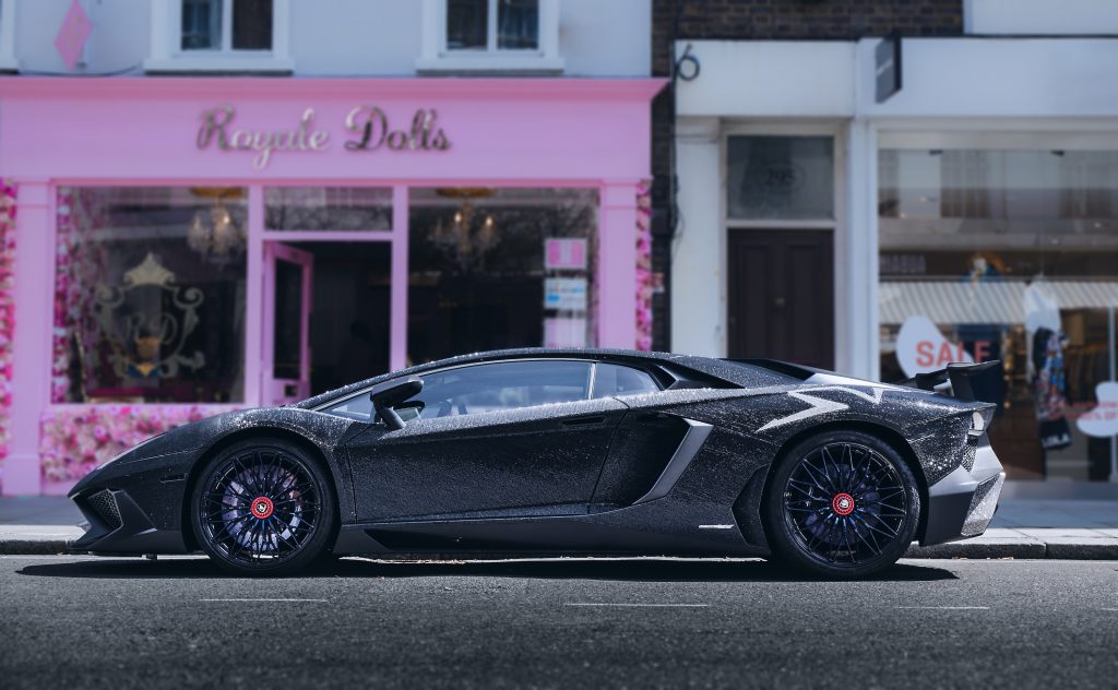 The Lamborghini Aventador is owned by popular Instagram model Daria Radionova