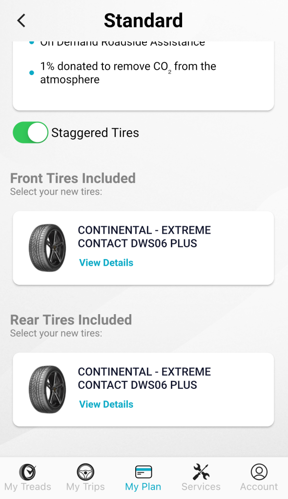 A screenshot of the Treads app.