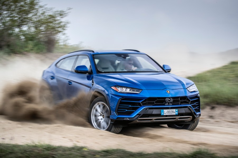 A 2021 Lamborghini Urus like this one was stolen