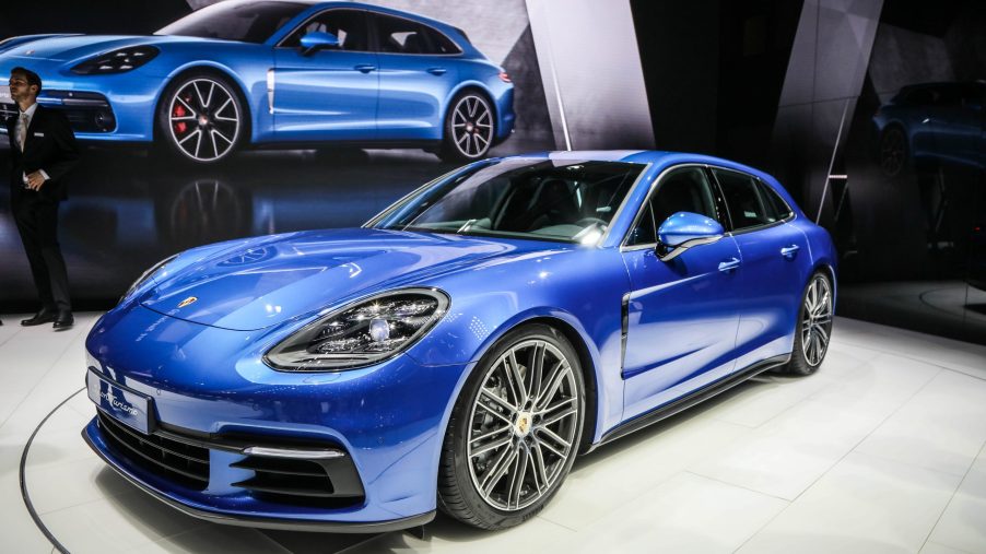 A 2017 Porsche Panamera, which was a car stolen from Chicago Blackhawks players recently