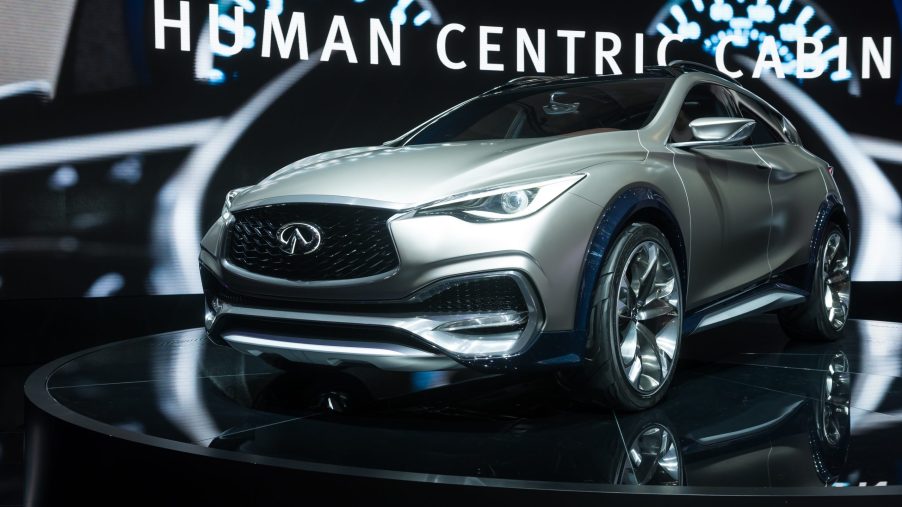 An Infiniti QX30 crossover, which sold 1 unit in 2021.