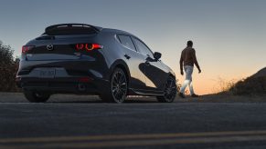 2022 Mazda3 at dusk