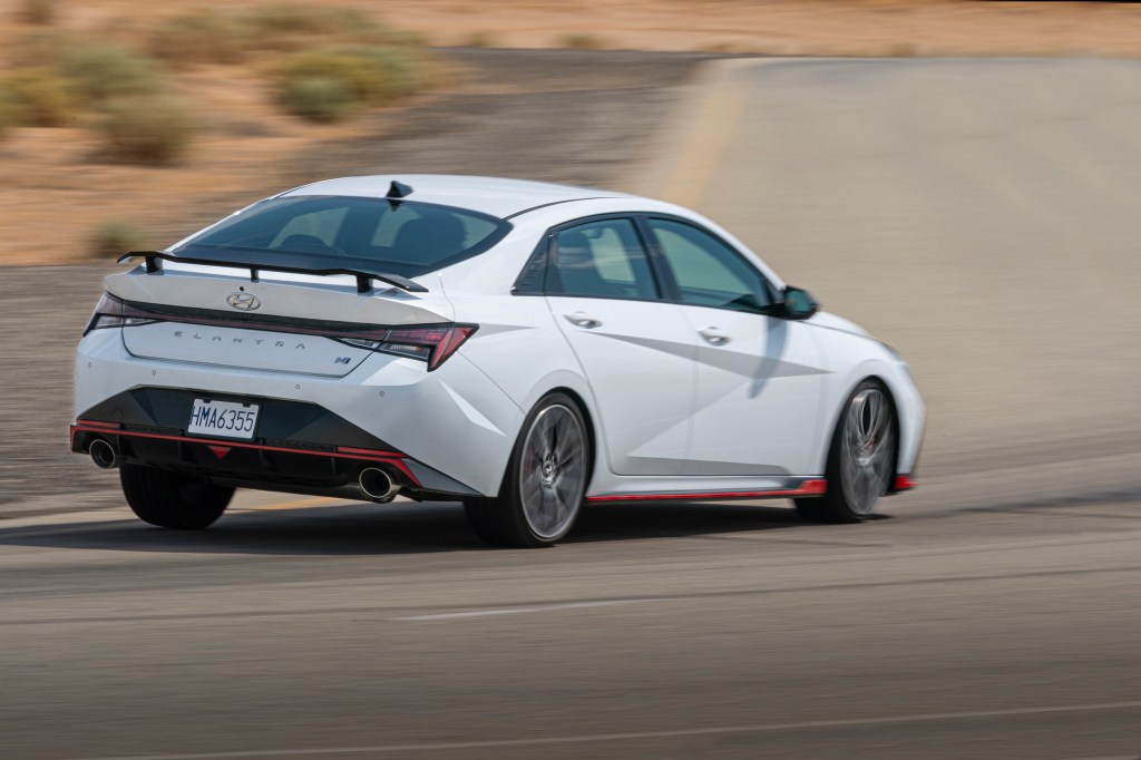 2022 Hyundai Elantra N rear