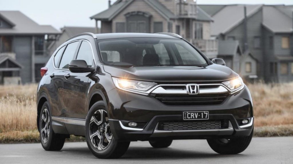 Gray 2022 Honda CR-V posed, is it an SUV or crossover?