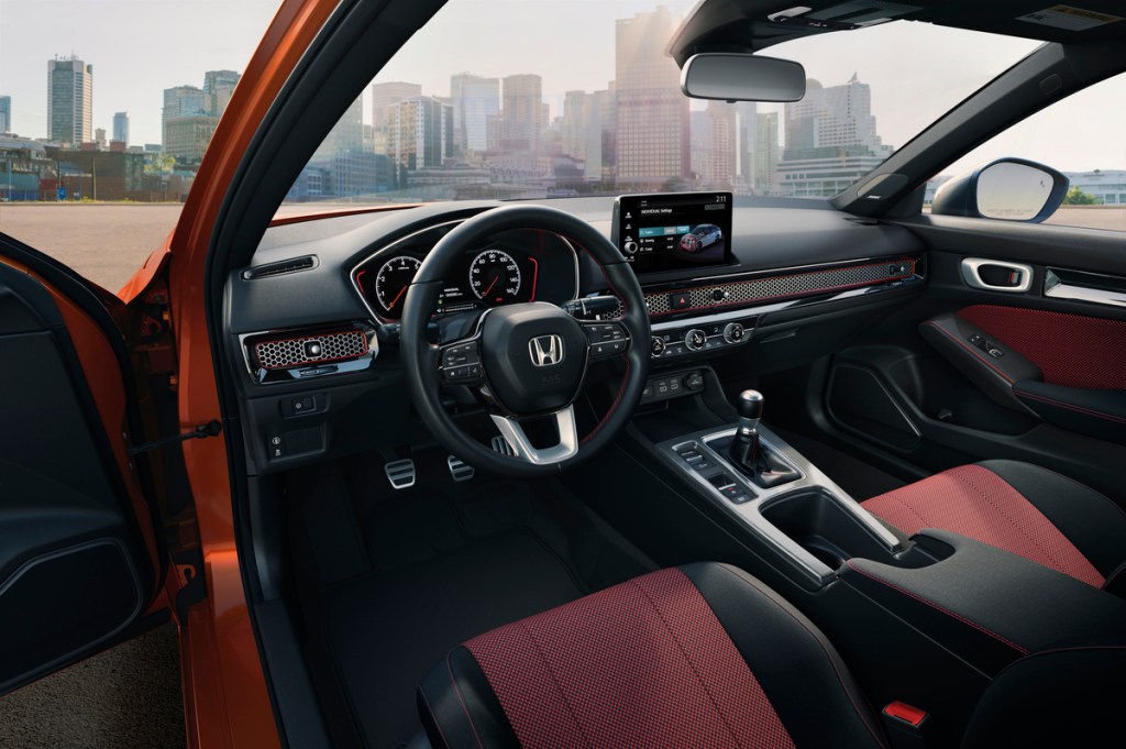 2022 Honda Civic Si interior shot