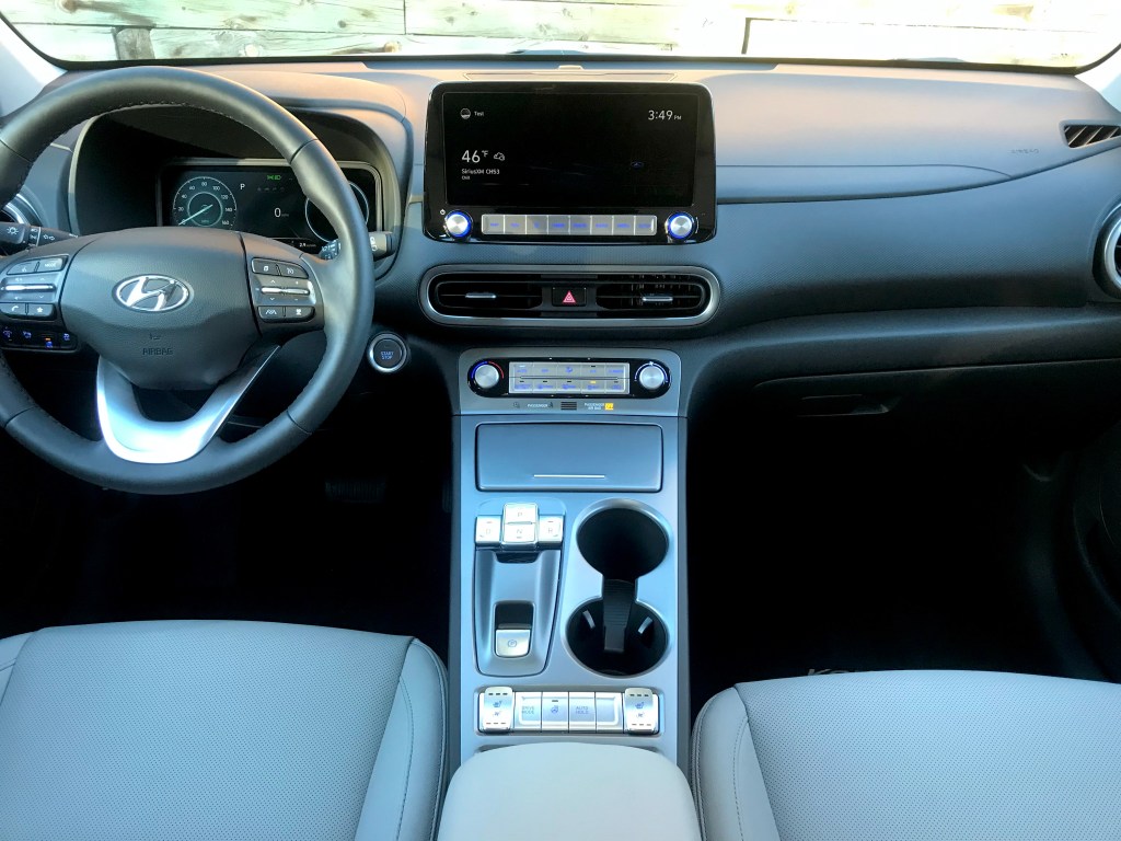 2022 Hyundai Kona Electric interior shot