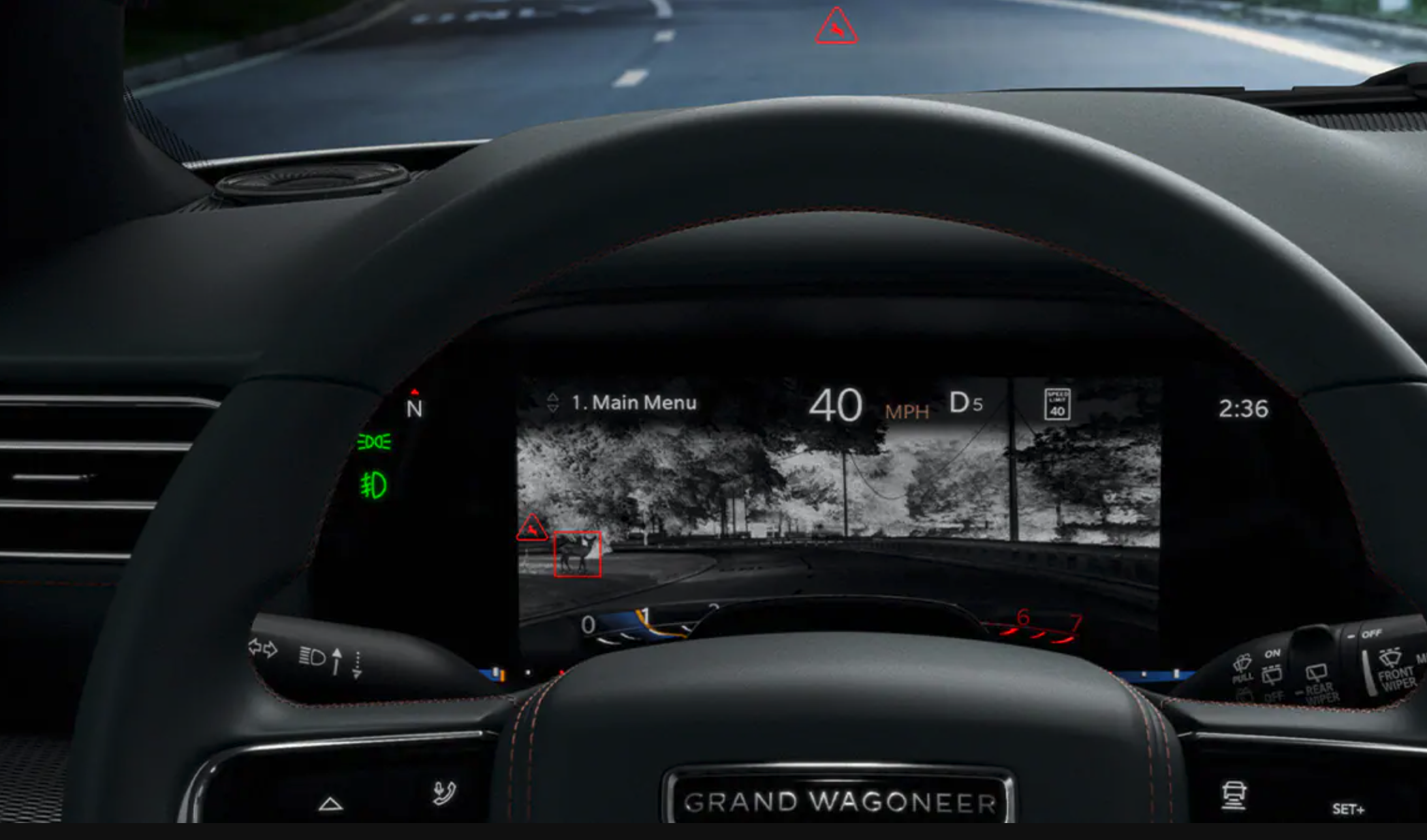 2022 Jeep Grand Wagoneer infrared camera