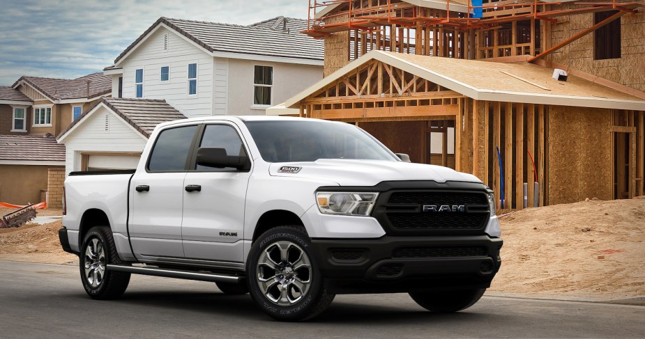 The 3.0-liter diesel makes similar power to the gas-powered V8 in the Ram 1500. 