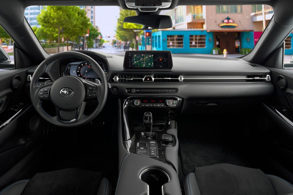 2022 Toyota Supra interior 