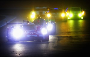 Warm-up for the Le Mans 24-hour road race in 2015
