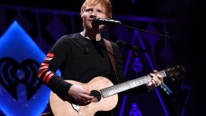 Ed Sheeran performing for the iHeartRadio Z100 Jingle Bell 2021 in New York City