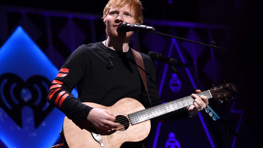 Ed Sheeran performing for the iHeartRadio Z100 Jingle Bell 2021 in New York City