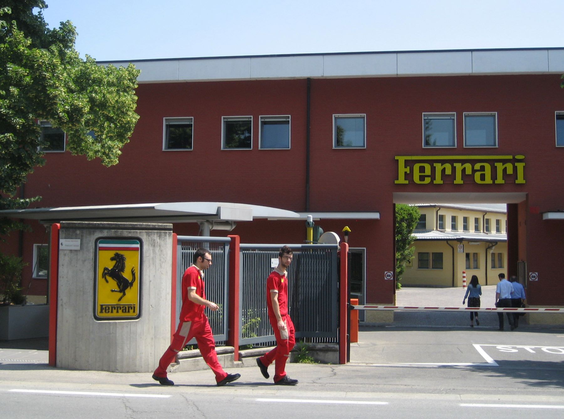 A Ferrari factory in Maranello, Italy