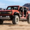 2022 Ford Bronco Raptor in the sand