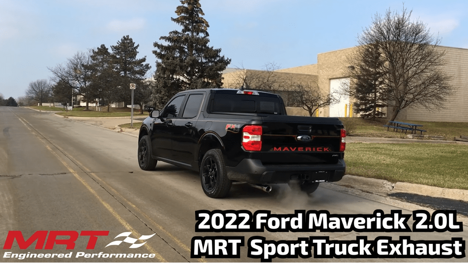 2022 Ford Maverick with MRT Dual Exhaust Tips