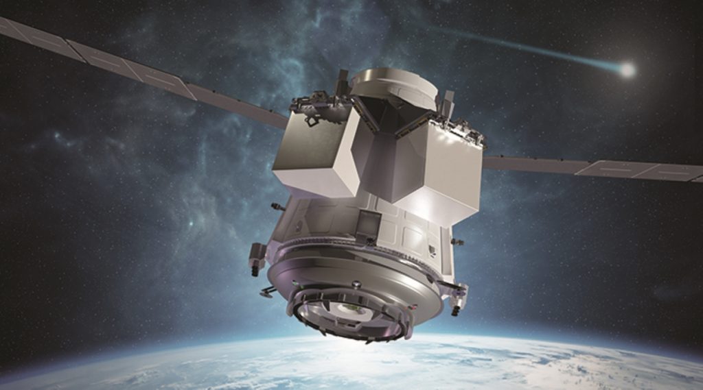 Sierra Space Corporation Shooting Star Service Module orbiting Earth