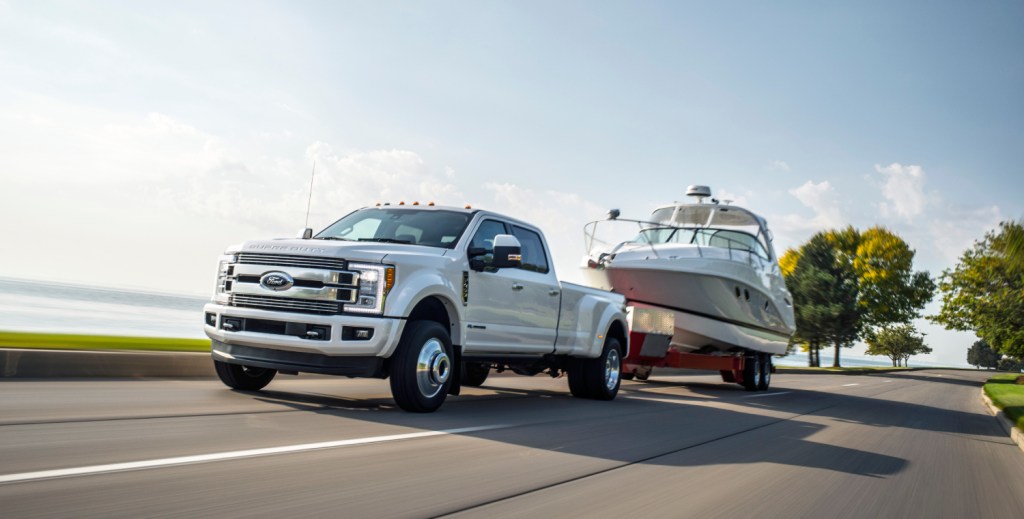 The 2018 Ford F-250 Super Duty, best selling pickup truck of 2021