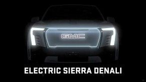 GMC Sierra Denali EV teaser