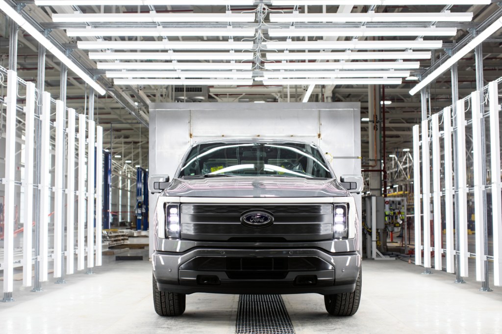 2022 Ford F-150 Lightning electric truck the Platinum model price might shock you.