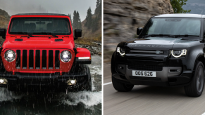 The 2022 Jeep Wrangler and the 2023 Land Rover Defender