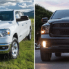 2021 Ram 1500 and 2022 Ram 1500 Classic full-size pickup trucks