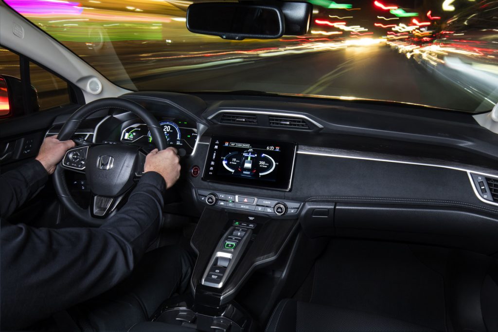 2021 Honda Clarity Plug-In Hybrid interior view