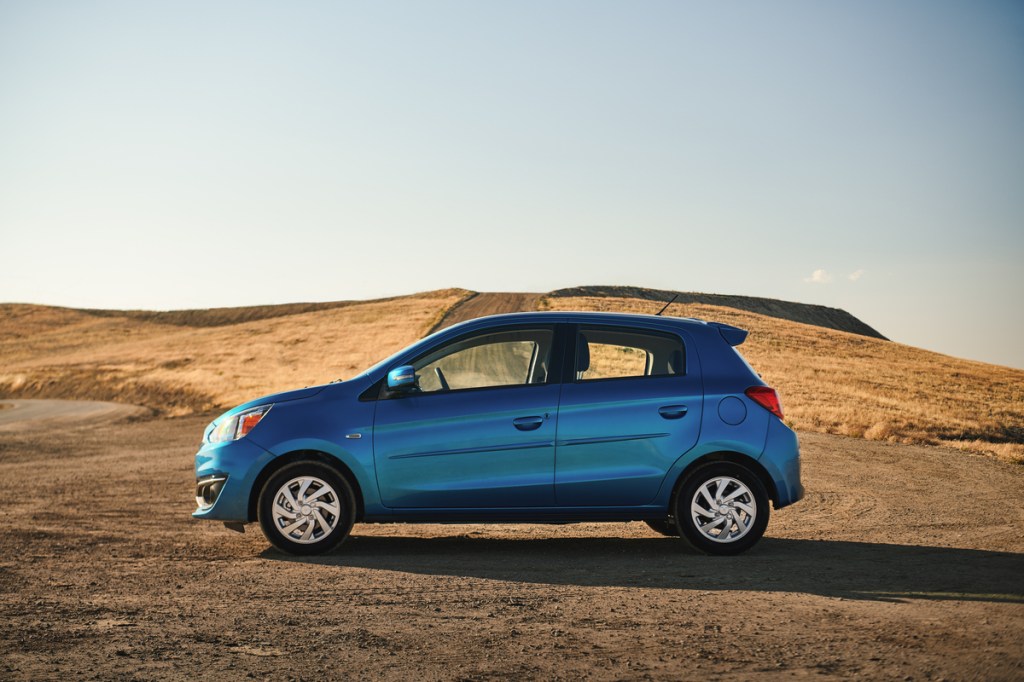 Consumer Reports gave the Mitsubishi Mirage a low score