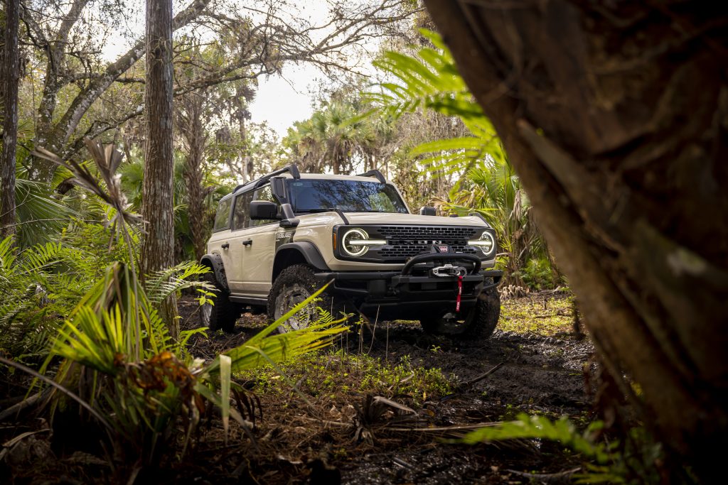 Desert Sand exclusive Preproduction 2022 Ford Bronco Everglades