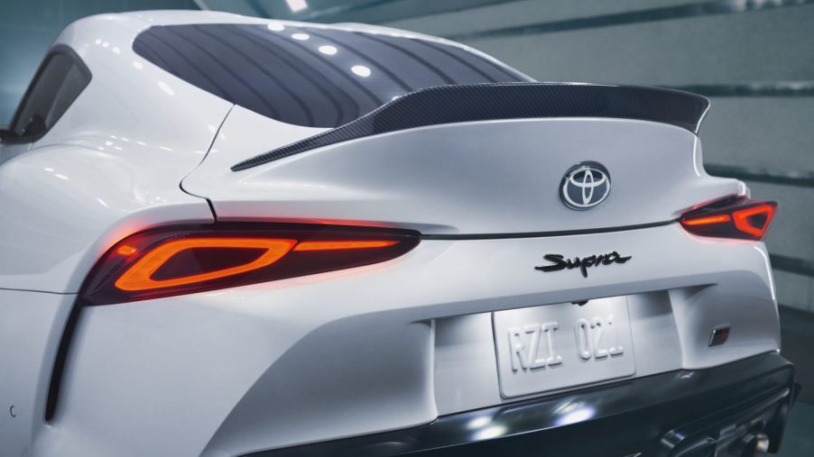 2022 Toyota Supra rear end