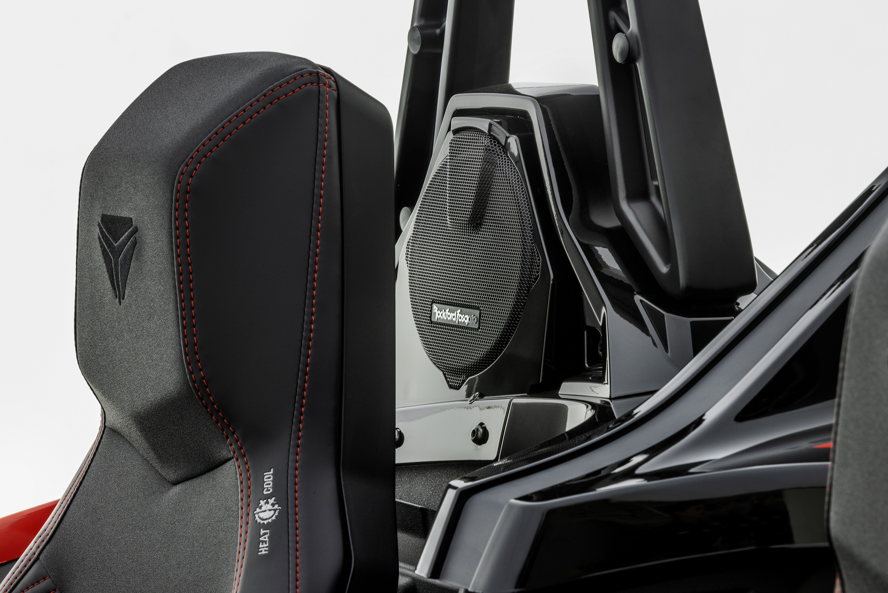 A 2022 Polaris Slingshot Signature LE Rockford Fosgate roll hoop speaker