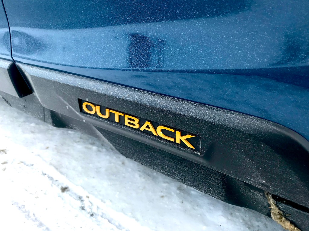  2022 Subaru Outback Wilderness badge