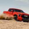 2022 Toyota Tunda ripping in the desert. The Tundra might be getting a new V8