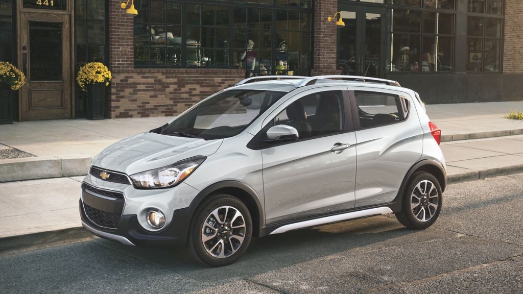 The 2022 Chevy Spark on the road 