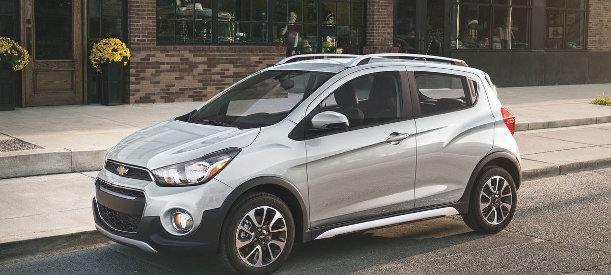 The 2022 Chevy Spark on the road