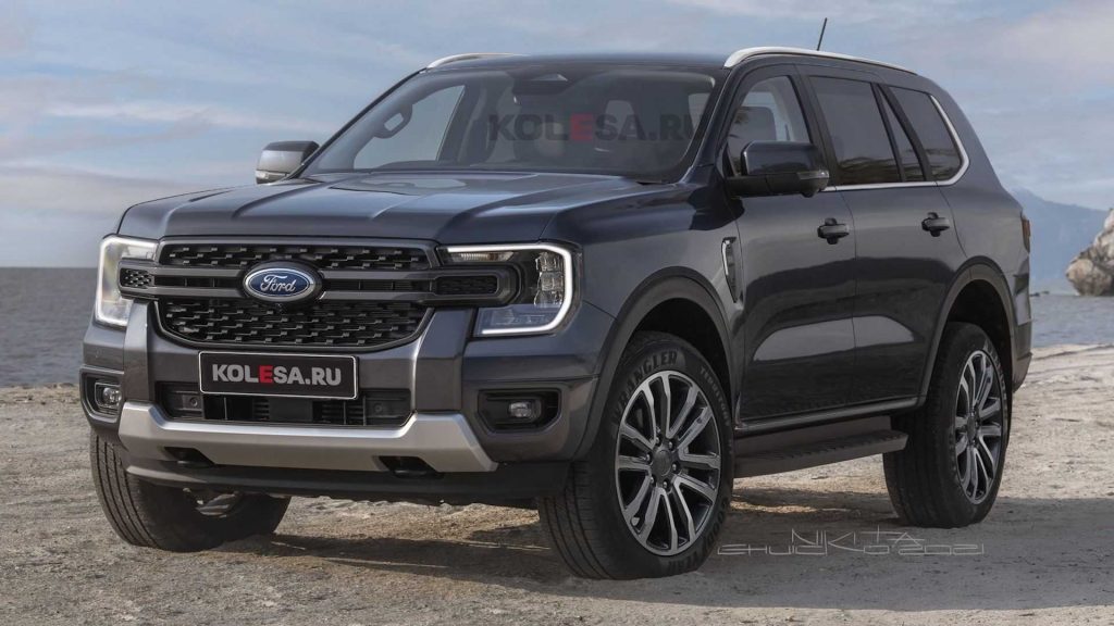 Unofficial 2022 Ford Everest rendering
