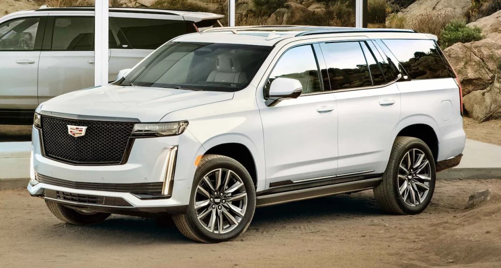 A full-size SUV from Cadillac, the 2022 Cadillac Escalade.