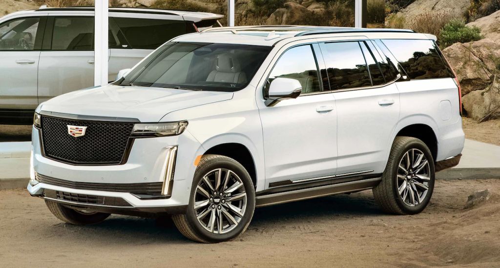 A full-size SUV from Cadillac, the 2022 Cadillac Escalade.