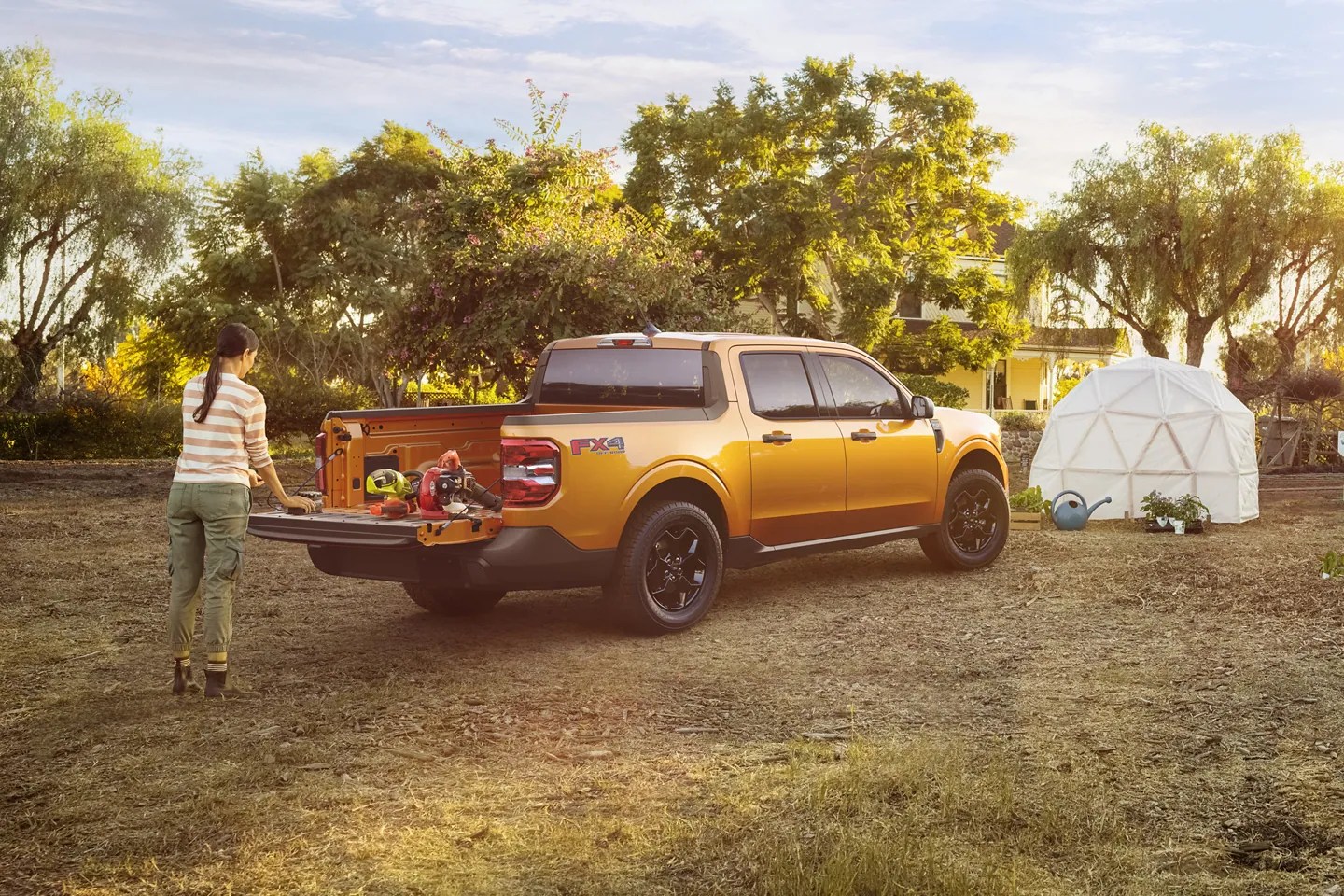 The 2022 Ford Maverick with the FX4 Off-Road Package of off-road capability.